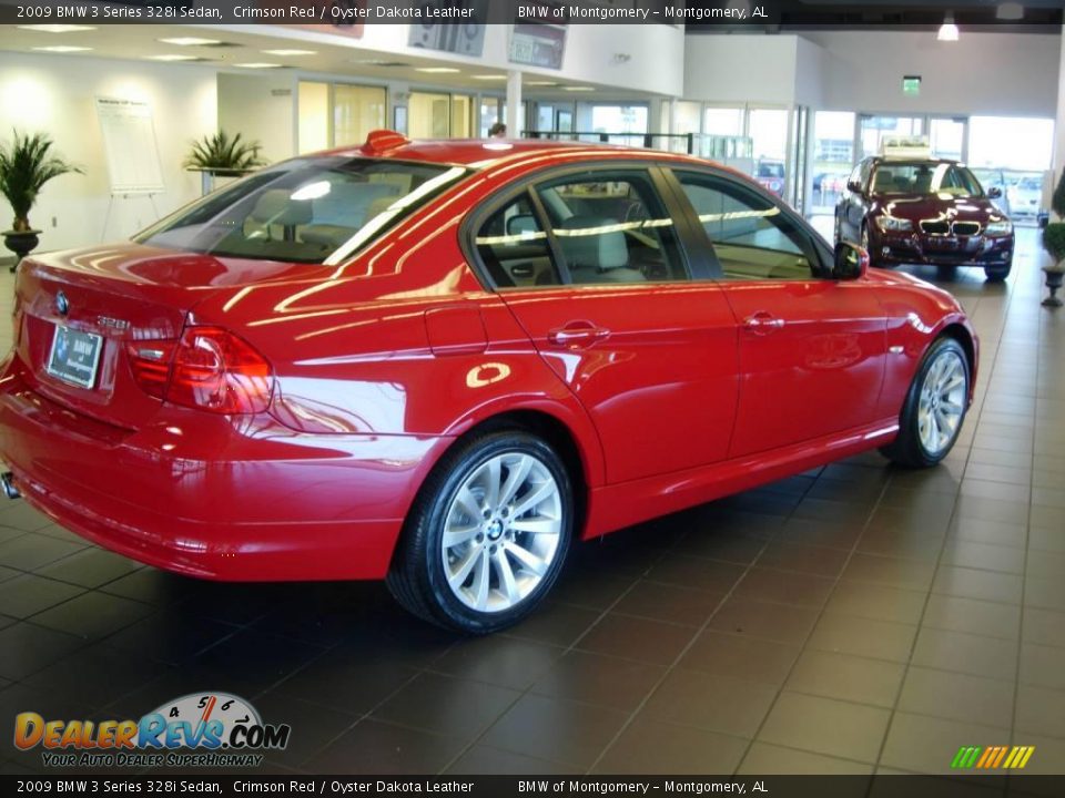2009 BMW 3 Series 328i Sedan Crimson Red / Oyster Dakota Leather Photo #3