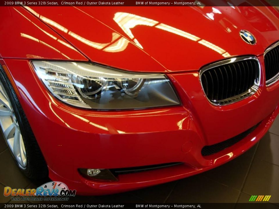 2009 BMW 3 Series 328i Sedan Crimson Red / Oyster Dakota Leather Photo #6