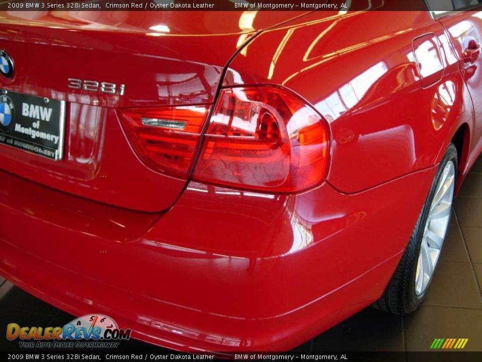 2009 BMW 3 Series 328i Sedan Crimson Red / Oyster Dakota Leather Photo #9