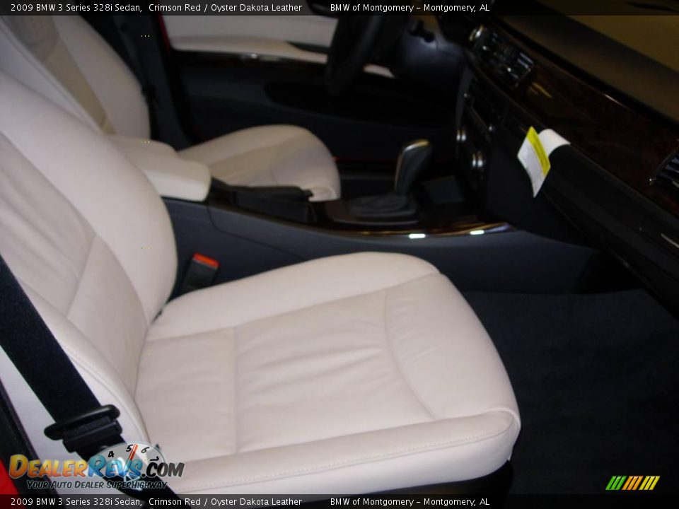 2009 BMW 3 Series 328i Sedan Crimson Red / Oyster Dakota Leather Photo #16