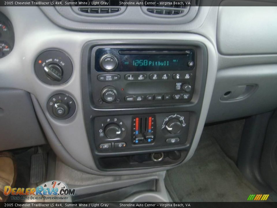 2005 Chevrolet TrailBlazer LS 4x4 Summit White / Light Gray Photo #17