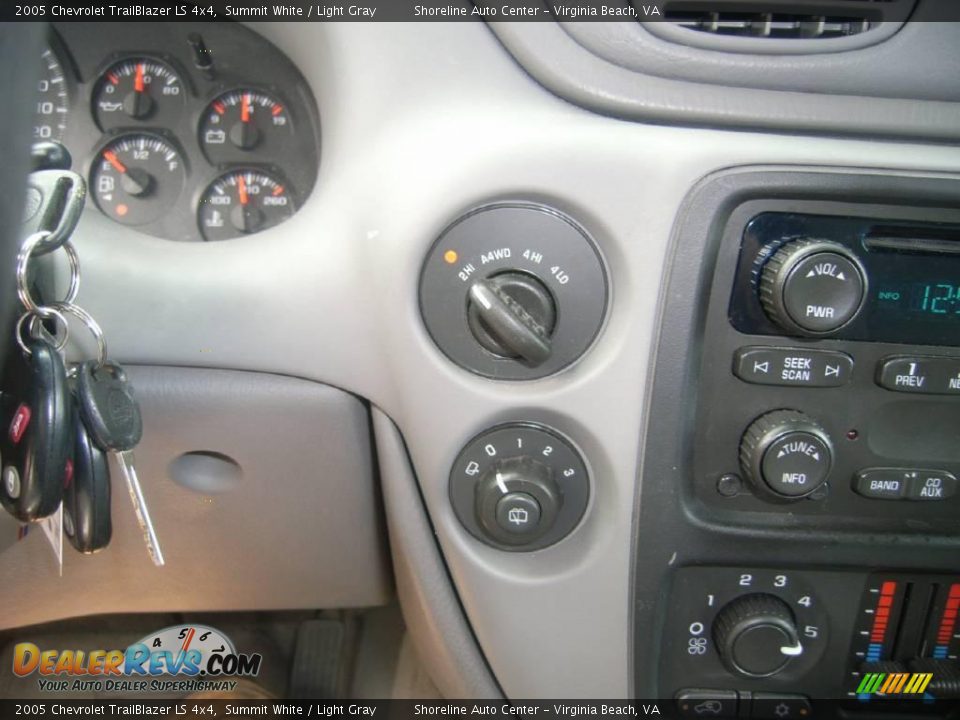 2005 Chevrolet TrailBlazer LS 4x4 Summit White / Light Gray Photo #18