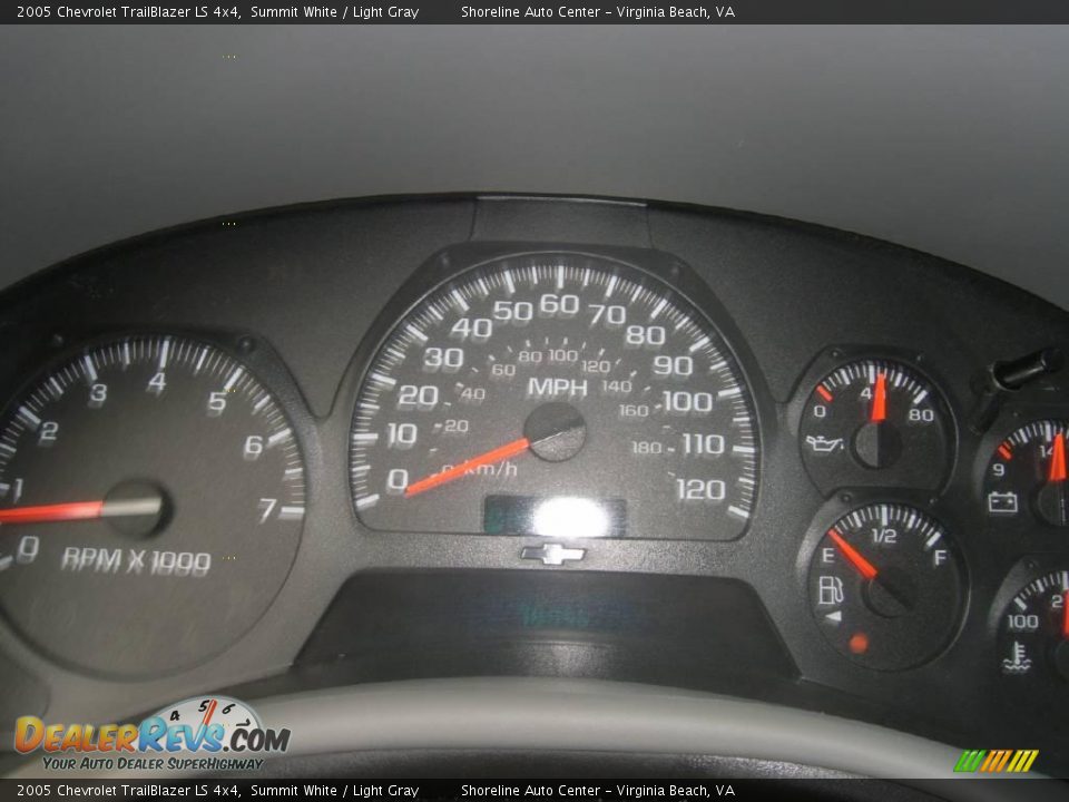 2005 Chevrolet TrailBlazer LS 4x4 Summit White / Light Gray Photo #19