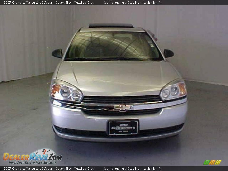 2005 Chevrolet Malibu LS V6 Sedan Galaxy Silver Metallic / Gray Photo #2