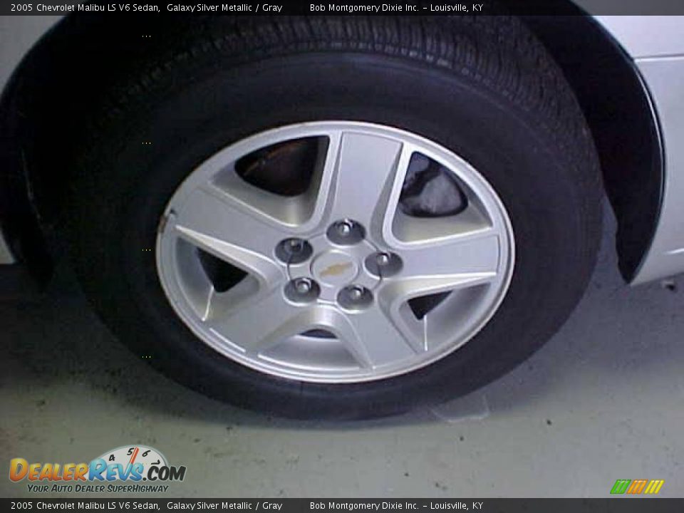 2005 Chevrolet Malibu LS V6 Sedan Galaxy Silver Metallic / Gray Photo #4