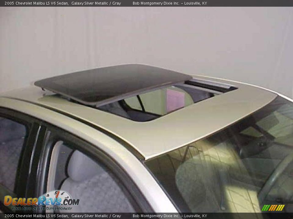 2005 Chevrolet Malibu LS V6 Sedan Galaxy Silver Metallic / Gray Photo #5