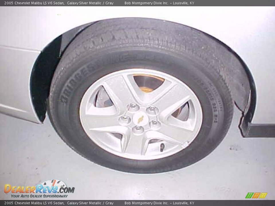 2005 Chevrolet Malibu LS V6 Sedan Galaxy Silver Metallic / Gray Photo #16