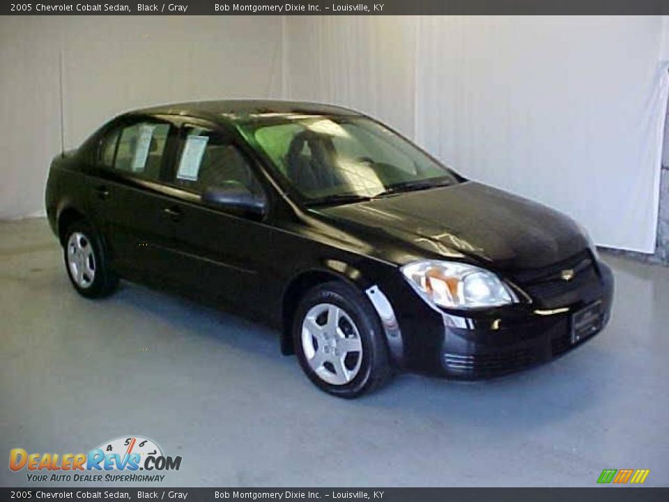 2005 Chevrolet Cobalt Sedan Black / Gray Photo #1