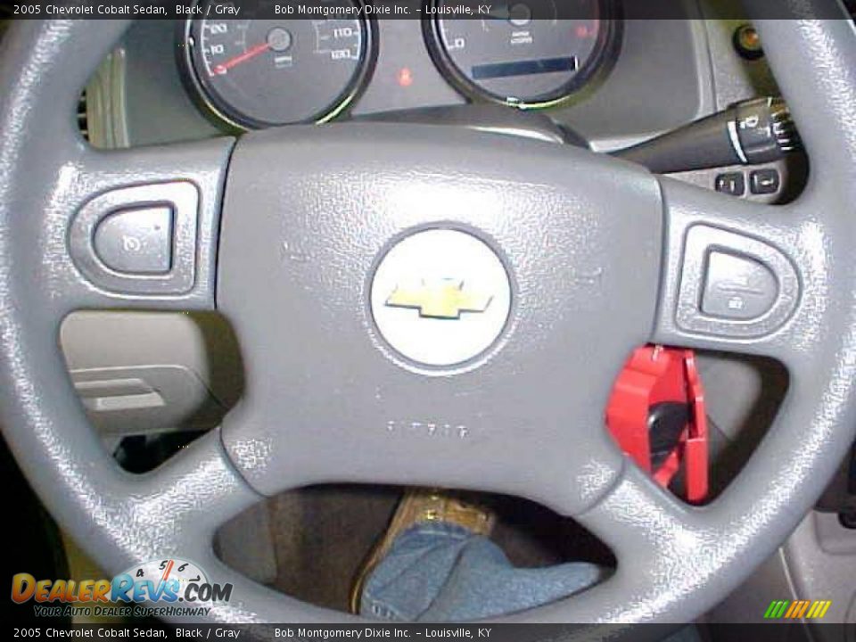 2005 Chevrolet Cobalt Sedan Black / Gray Photo #19
