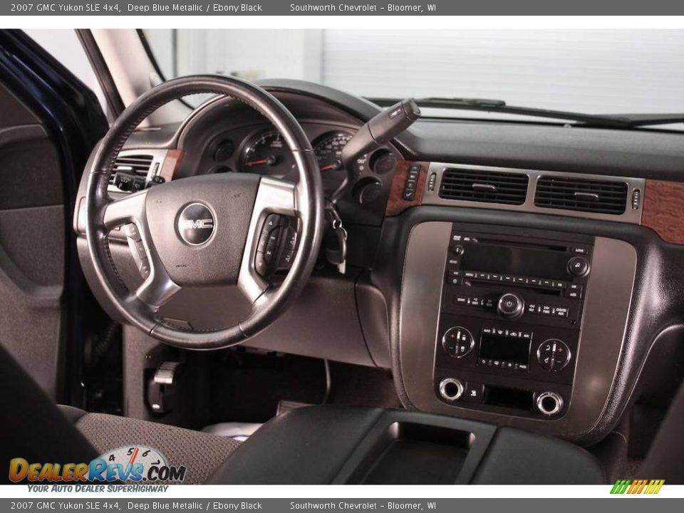 2007 GMC Yukon SLE 4x4 Deep Blue Metallic / Ebony Black Photo #6