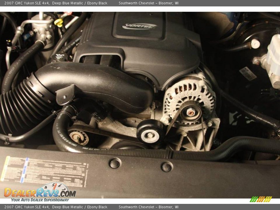 2007 GMC Yukon SLE 4x4 Deep Blue Metallic / Ebony Black Photo #12