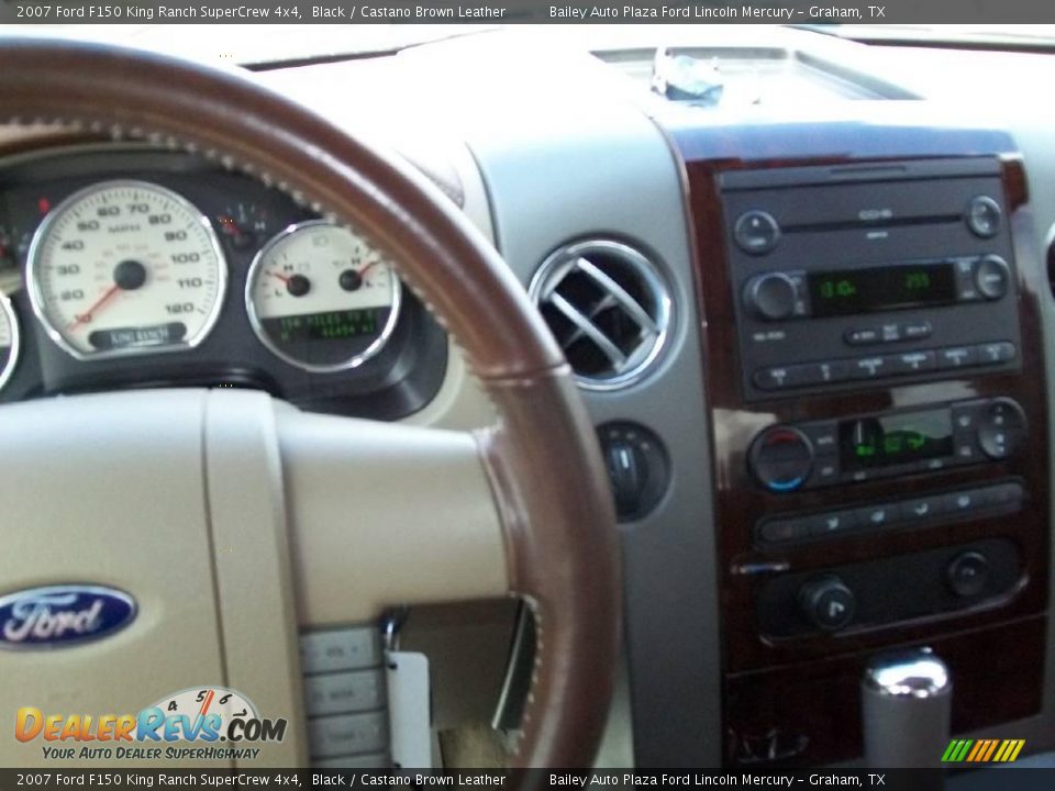 2007 Ford F150 King Ranch SuperCrew 4x4 Black / Castano Brown Leather Photo #3