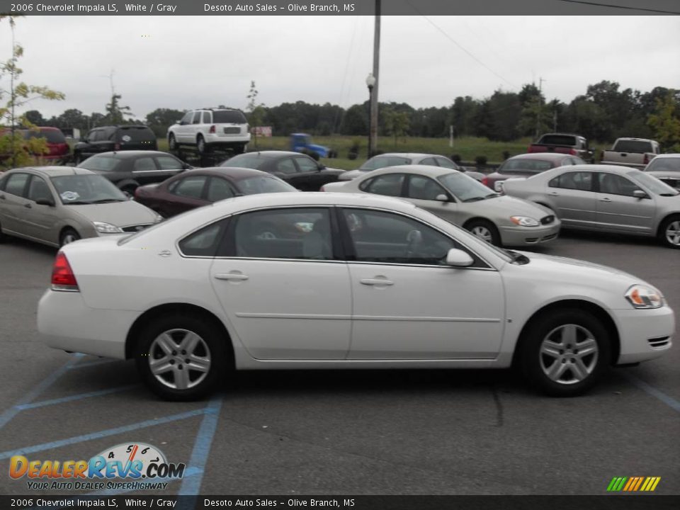 2006 Chevrolet Impala LS White / Gray Photo #5