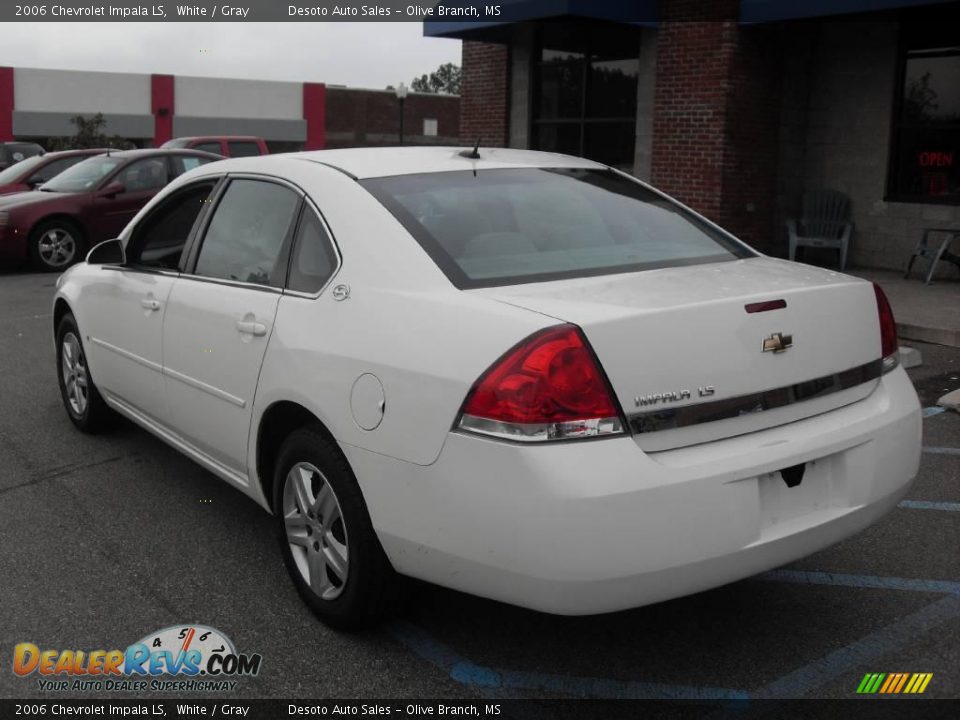 2006 Chevrolet Impala LS White / Gray Photo #8