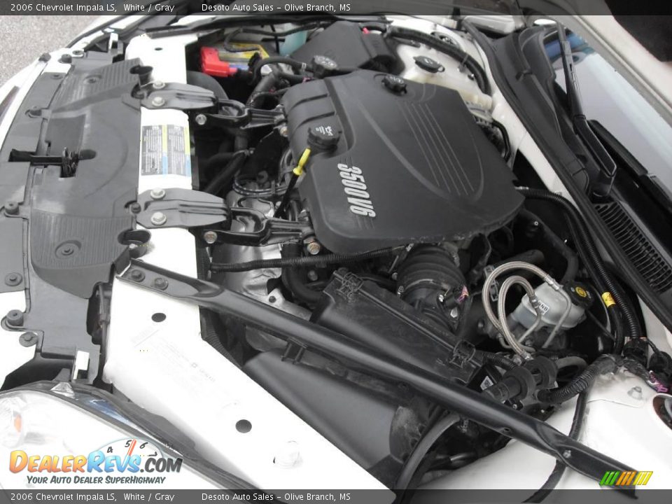 2006 Chevrolet Impala LS White / Gray Photo #20