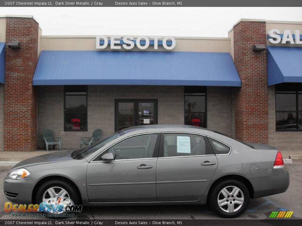 2007 Chevrolet Impala LS Dark Silver Metallic / Gray Photo #1