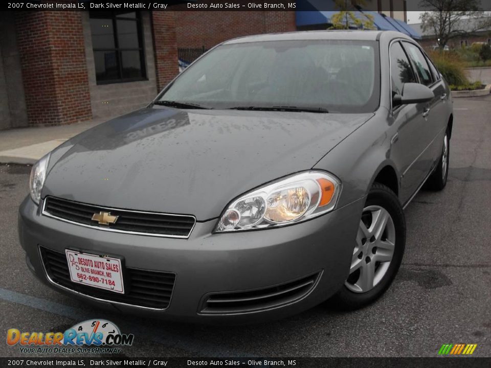 2007 Chevrolet Impala LS Dark Silver Metallic / Gray Photo #2