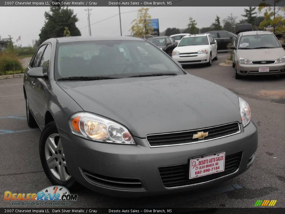 2007 Chevrolet Impala LS Dark Silver Metallic / Gray Photo #4