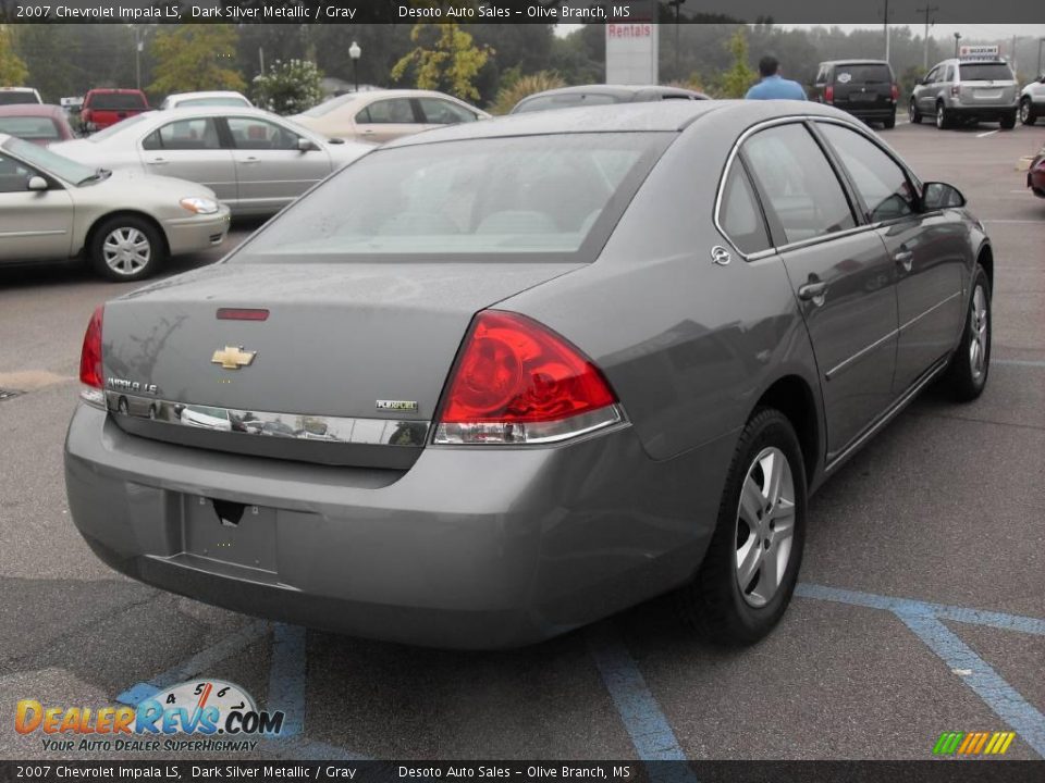 2007 Chevrolet Impala LS Dark Silver Metallic / Gray Photo #6