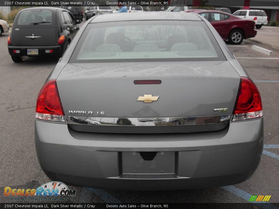 2007 Chevrolet Impala LS Dark Silver Metallic / Gray Photo #7