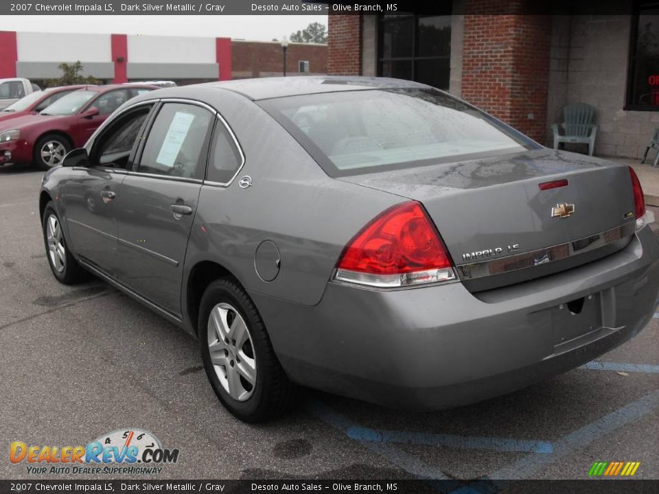 2007 Chevrolet Impala LS Dark Silver Metallic / Gray Photo #8
