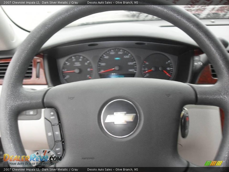 2007 Chevrolet Impala LS Dark Silver Metallic / Gray Photo #10