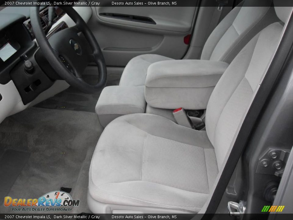 2007 Chevrolet Impala LS Dark Silver Metallic / Gray Photo #14
