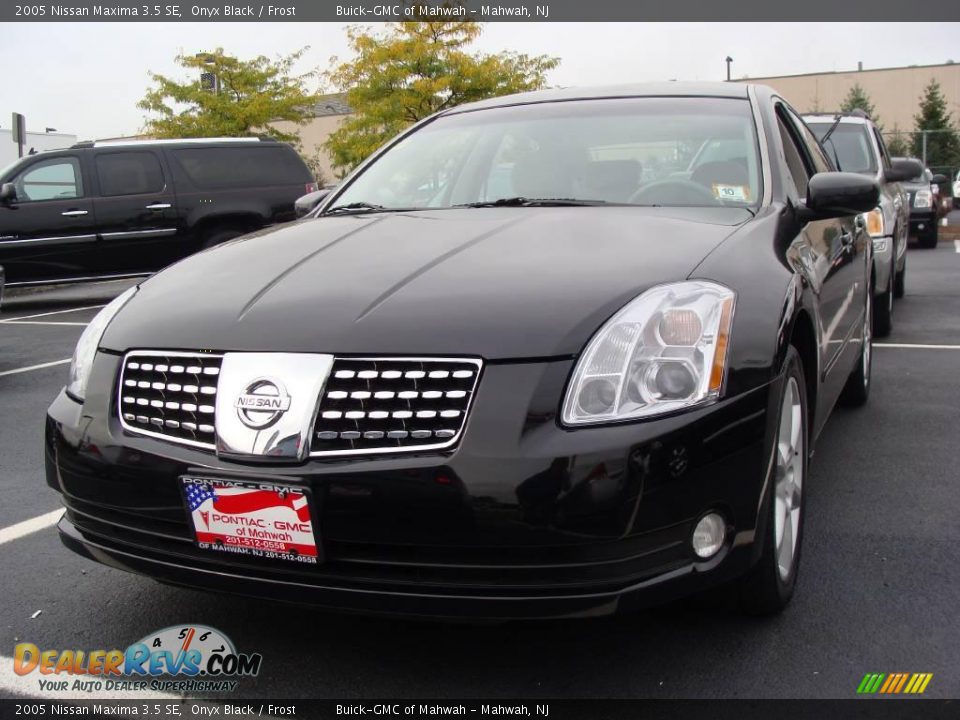 2005 Nissan Maxima 3.5 SE Onyx Black / Frost Photo #1
