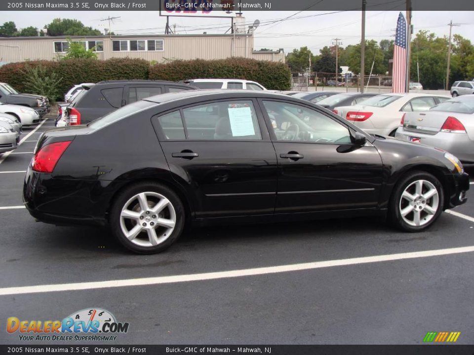 2005 Nissan Maxima 3.5 SE Onyx Black / Frost Photo #7