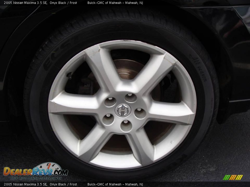 2005 Nissan Maxima 3.5 SE Onyx Black / Frost Photo #8