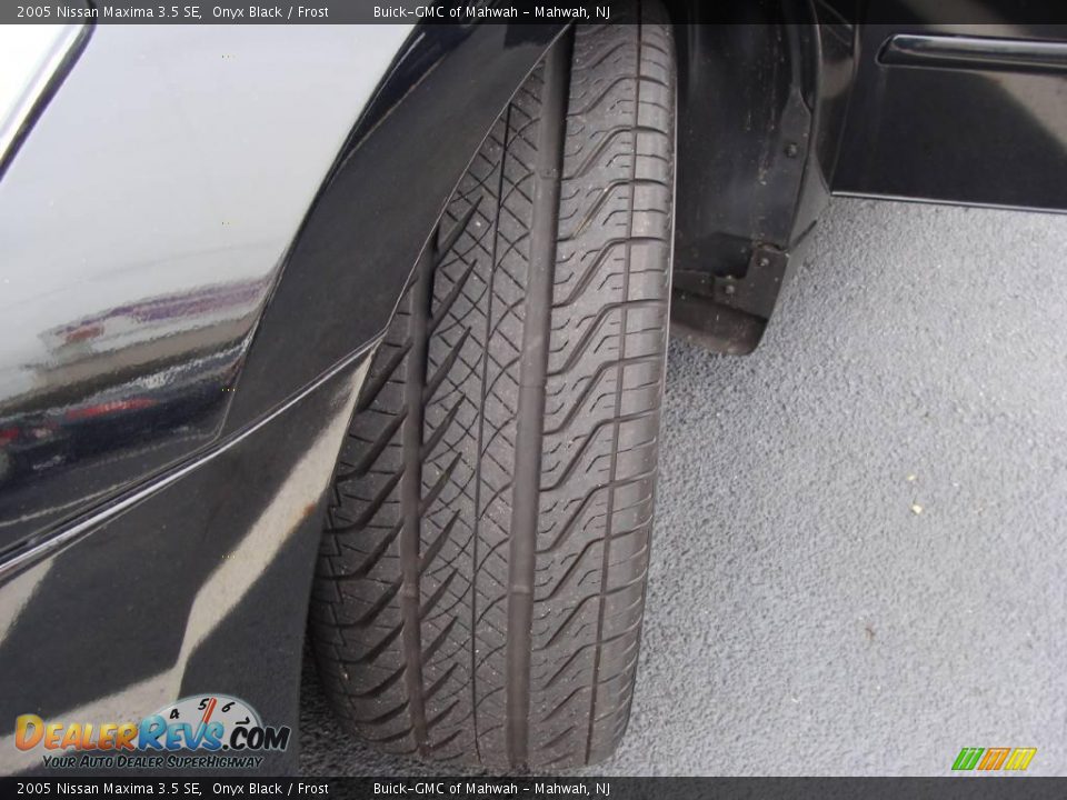 2005 Nissan Maxima 3.5 SE Onyx Black / Frost Photo #9