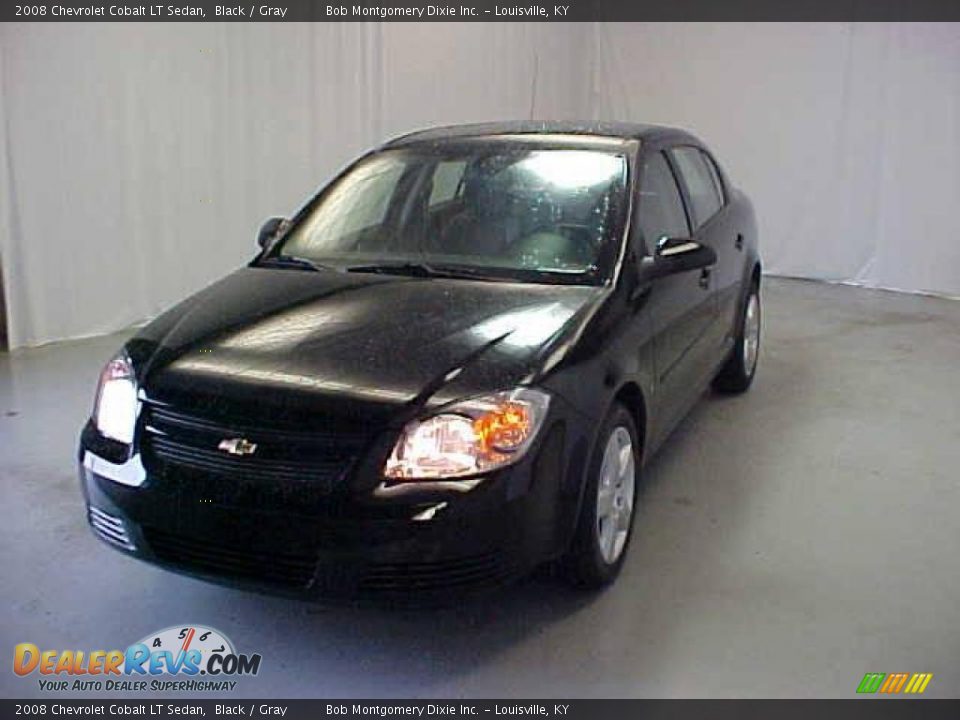 2008 Chevrolet Cobalt LT Sedan Black / Gray Photo #3