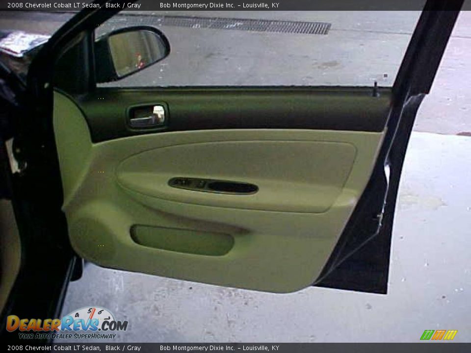 2008 Chevrolet Cobalt LT Sedan Black / Gray Photo #6