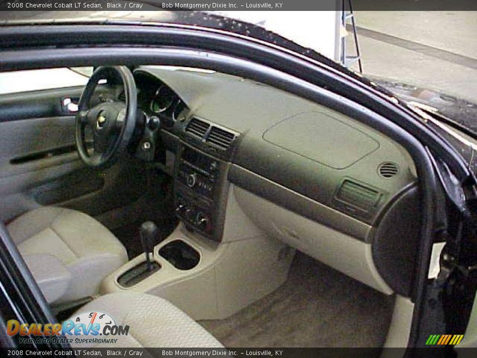 2008 Chevrolet Cobalt LT Sedan Black / Gray Photo #7