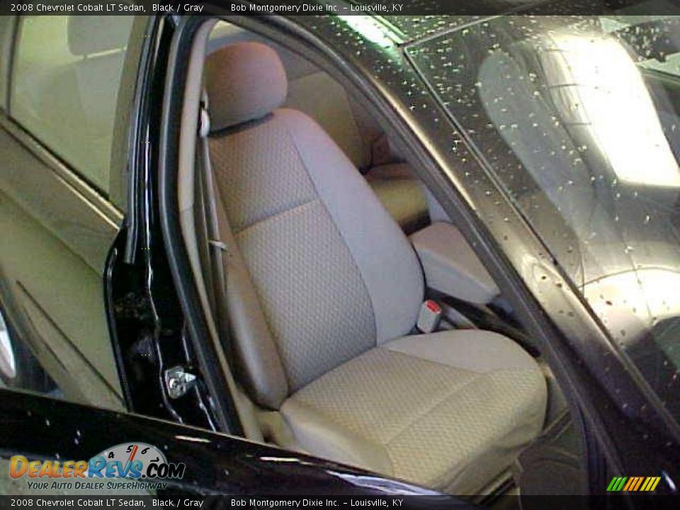 2008 Chevrolet Cobalt LT Sedan Black / Gray Photo #8