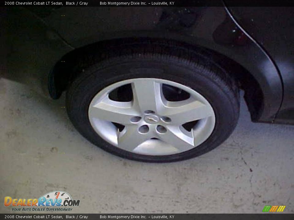 2008 Chevrolet Cobalt LT Sedan Black / Gray Photo #11