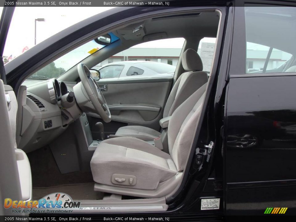 2005 Nissan Maxima 3.5 SE Onyx Black / Frost Photo #11