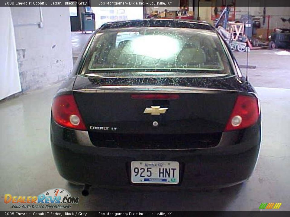 2008 Chevrolet Cobalt LT Sedan Black / Gray Photo #13