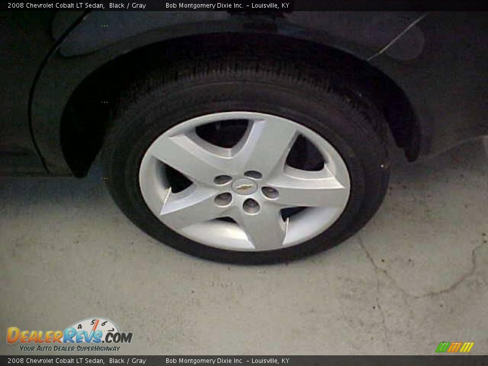 2008 Chevrolet Cobalt LT Sedan Black / Gray Photo #14