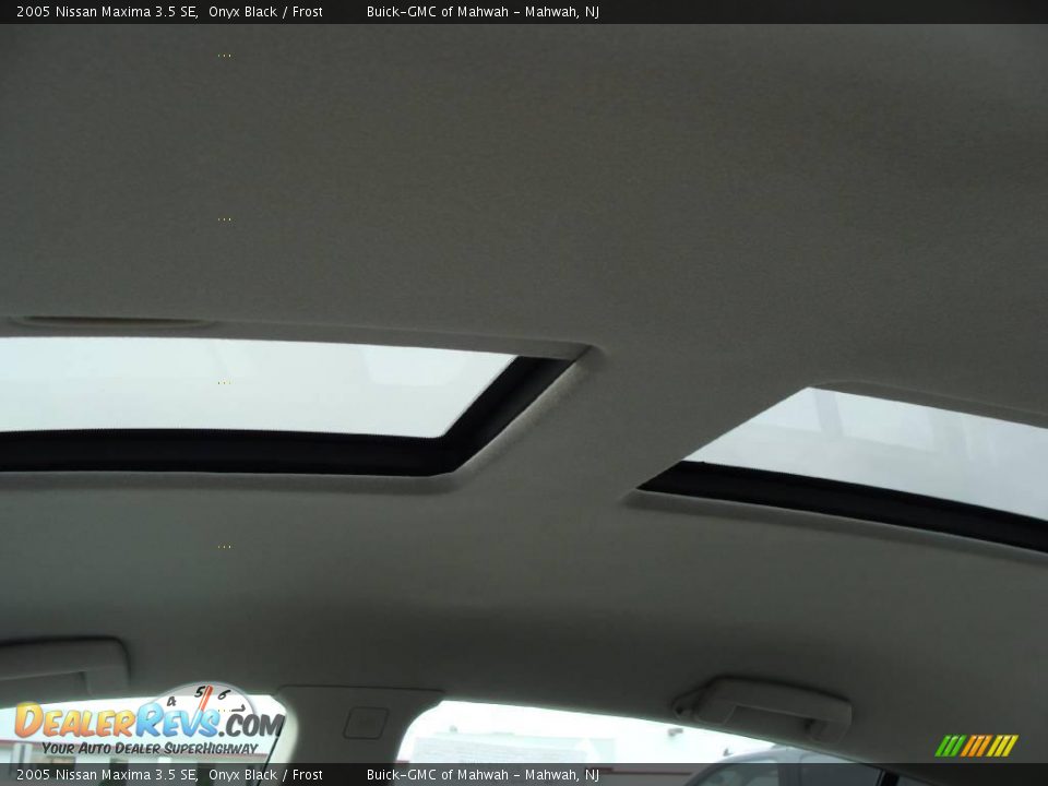 2005 Nissan Maxima 3.5 SE Onyx Black / Frost Photo #13