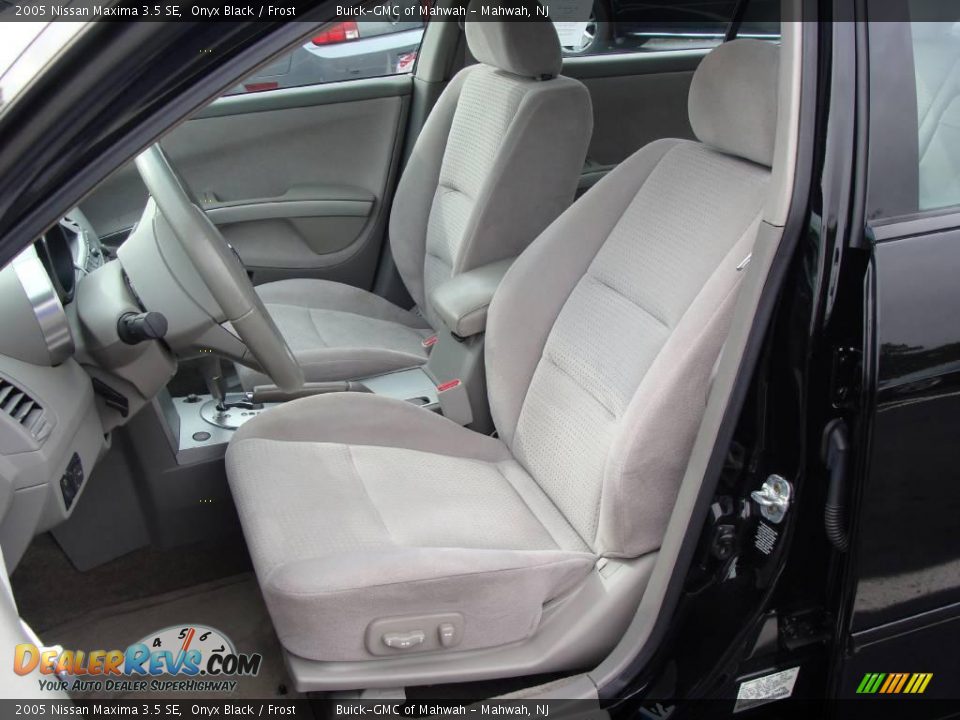 2005 Nissan Maxima 3.5 SE Onyx Black / Frost Photo #14