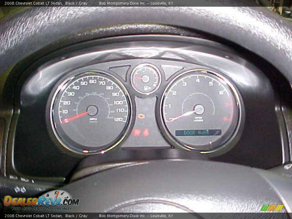 2008 Chevrolet Cobalt LT Sedan Black / Gray Photo #20
