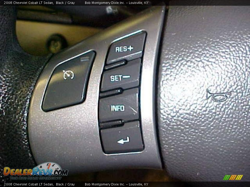 2008 Chevrolet Cobalt LT Sedan Black / Gray Photo #21