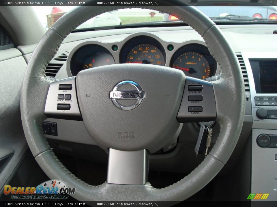 2005 Nissan Maxima 3.5 SE Onyx Black / Frost Photo #19