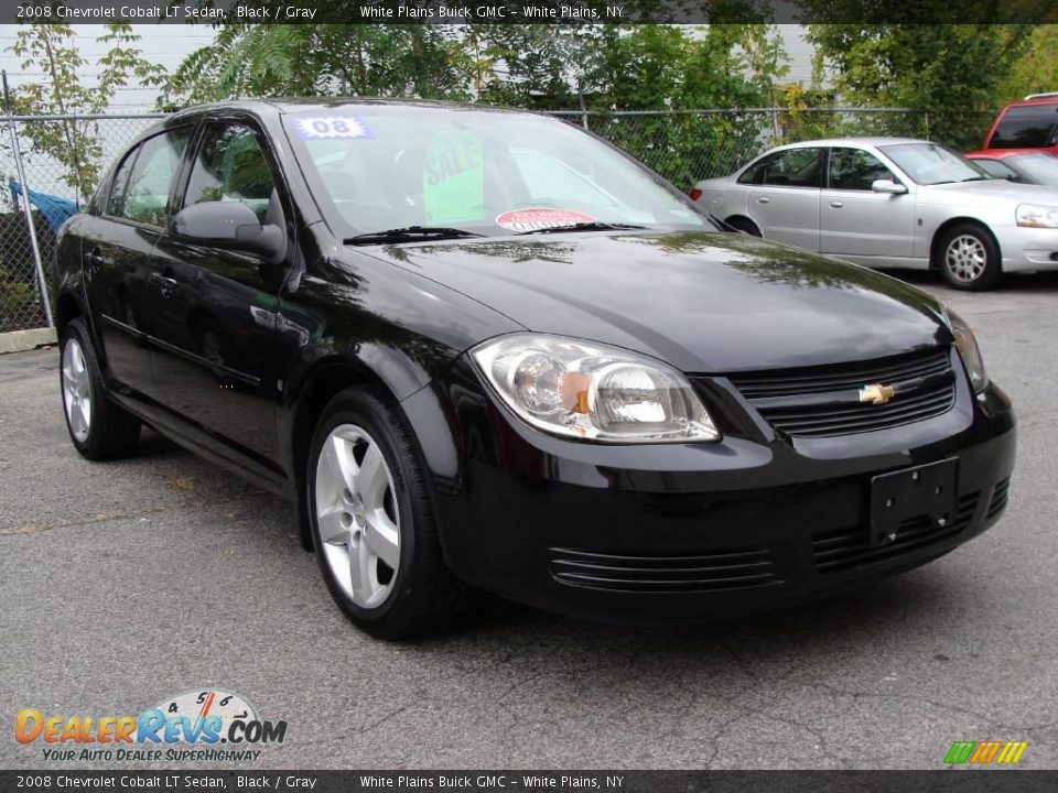 2008 Chevrolet Cobalt LT Sedan Black / Gray Photo #3
