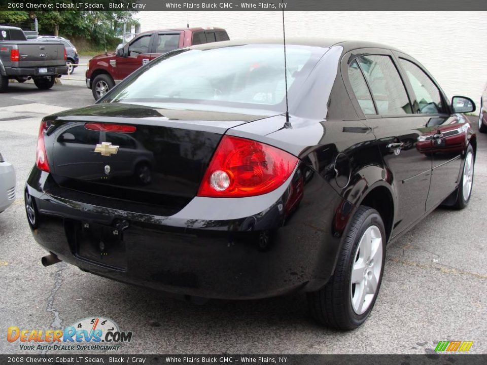 2008 Chevrolet Cobalt LT Sedan Black / Gray Photo #5