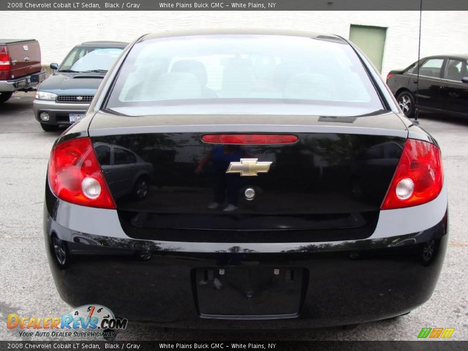 2008 Chevrolet Cobalt LT Sedan Black / Gray Photo #6