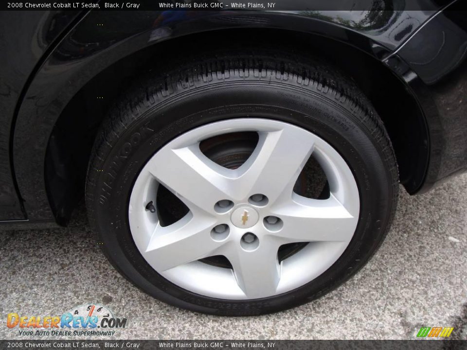 2008 Chevrolet Cobalt LT Sedan Black / Gray Photo #8