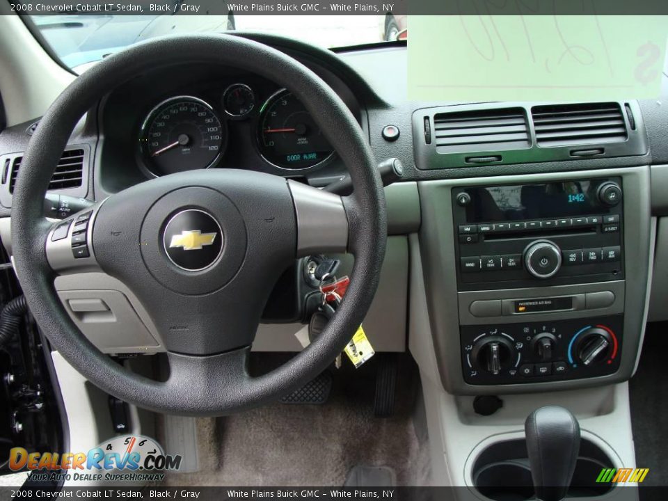 2008 Chevrolet Cobalt LT Sedan Black / Gray Photo #17