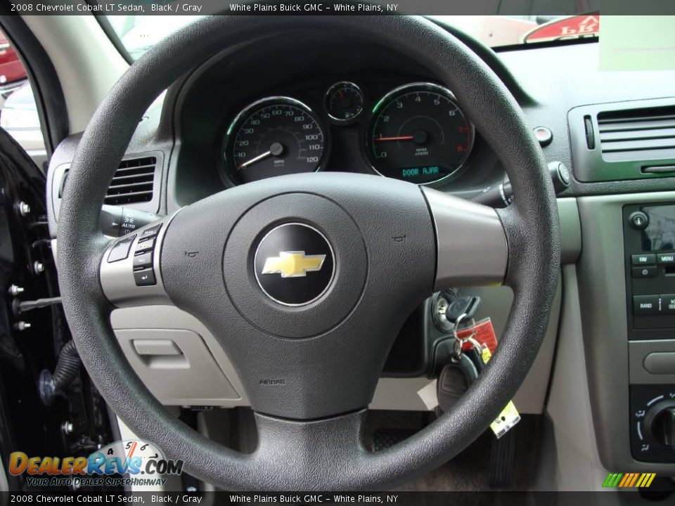 2008 Chevrolet Cobalt LT Sedan Black / Gray Photo #18